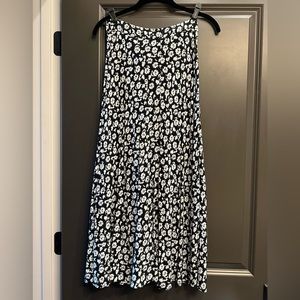 Zara floral midi skirt xs